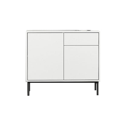 Contemporary Wood Sideboard Adjustable Shelves Dining Room Sideboard 31"L x 14"W x 28"H Clearhalo 'buffet_sideboard' 'Buffets & Sideboards' 'furn' 'furn_buffet_sideboard' 'Furniture' 'Kitchen & Dining Furniture' 5146576