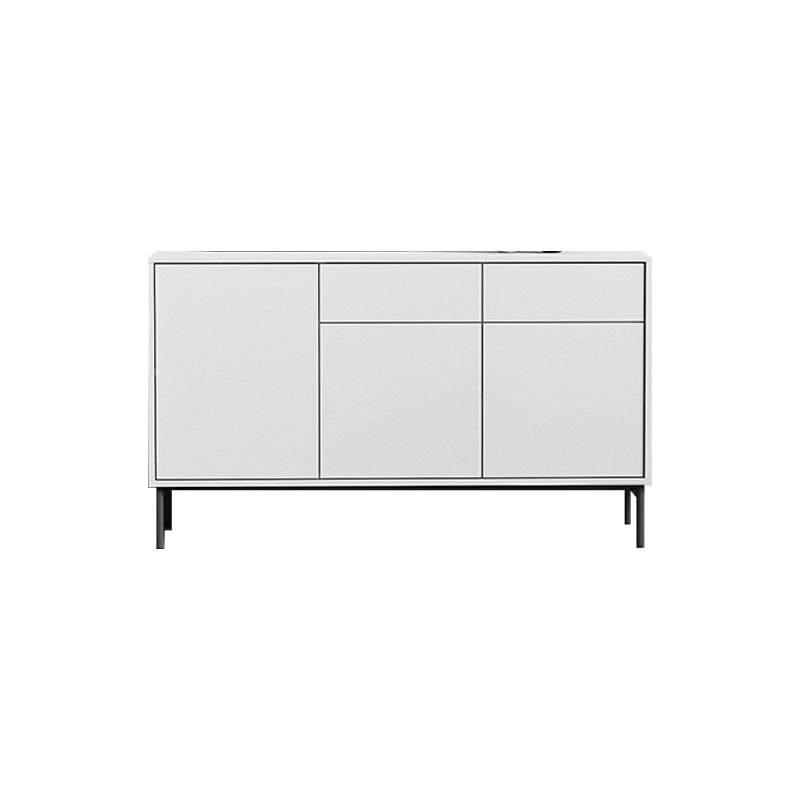 Contemporary Wood Sideboard Adjustable Shelves Dining Room Sideboard Clearhalo 'buffet_sideboard' 'Buffets & Sideboards' 'furn' 'furn_buffet_sideboard' 'Furniture' 'Kitchen & Dining Furniture' 5146577