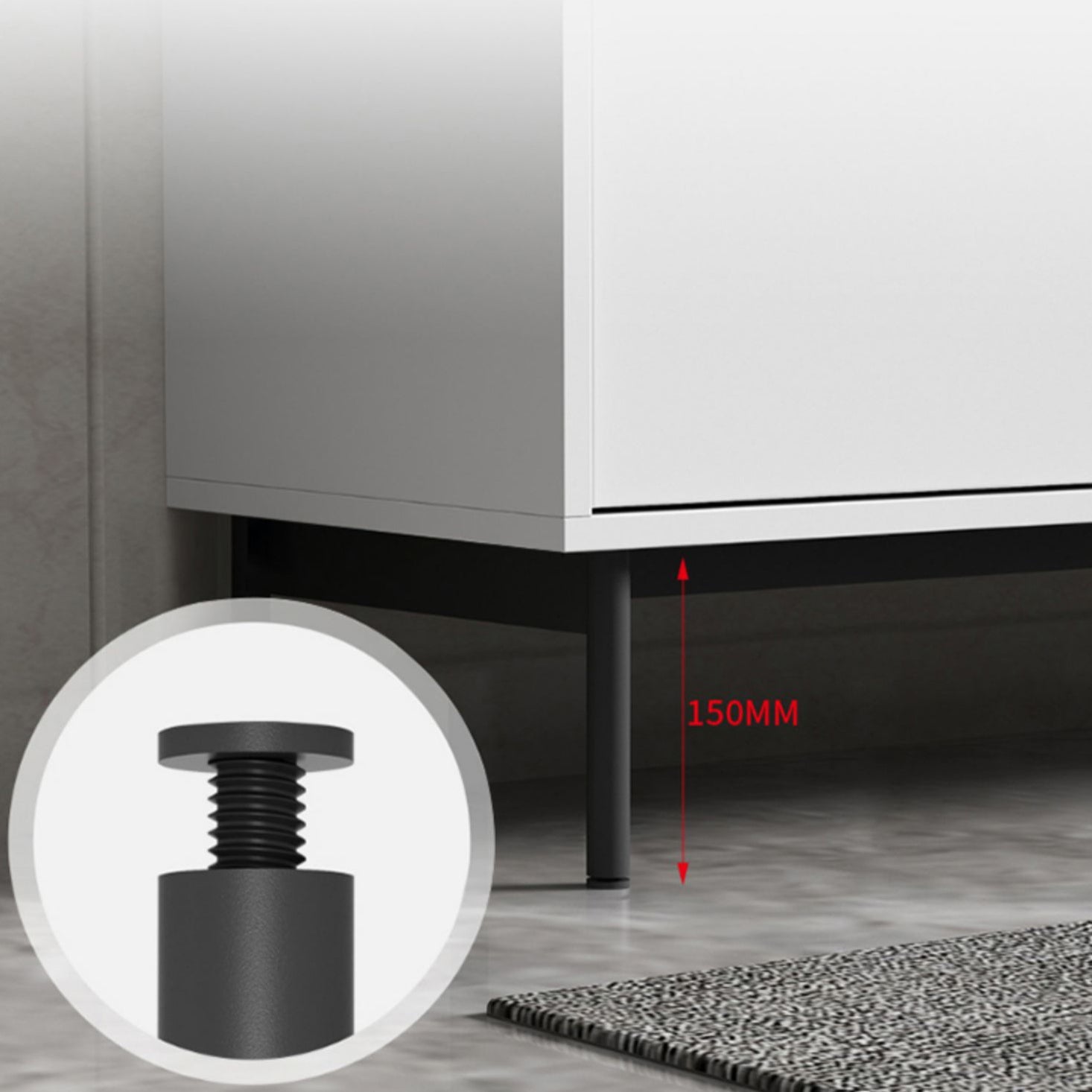 Contemporary Wood Sideboard Adjustable Shelves Dining Room Sideboard Clearhalo 'buffet_sideboard' 'Buffets & Sideboards' 'furn' 'furn_buffet_sideboard' 'Furniture' 'Kitchen & Dining Furniture' 5146586