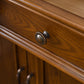 Sideboard moderna in sideboard da pranzo in legno marrone con porte per soggiorno