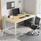 Hedendaagse rechthoek Engineered Wood Desk H-Shape Base Desk voor Home Office