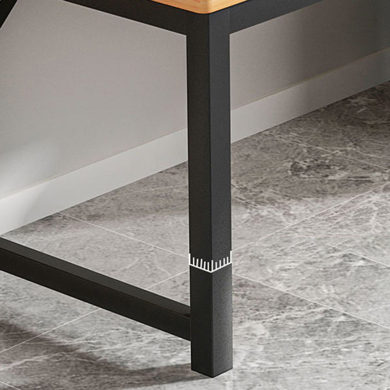 Hedendaagse rechthoek Engineered Wood Desk H-Shape Base Desk voor Home Office