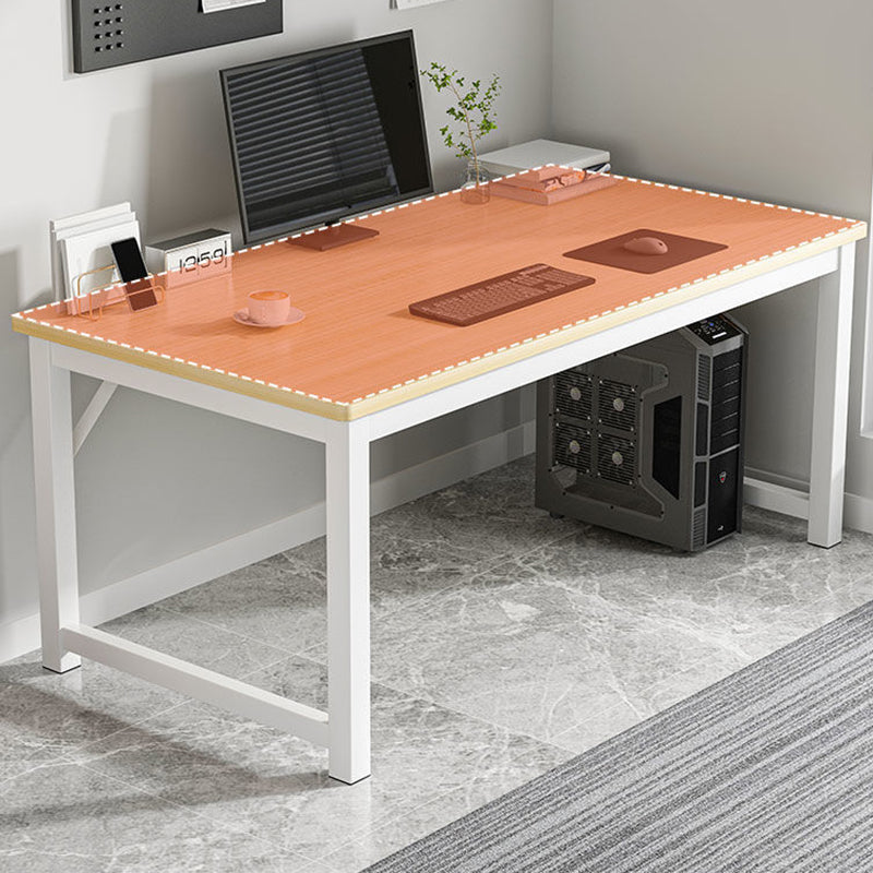 Hedendaagse rechthoek Engineered Wood Desk H-Shape Base Desk voor Home Office