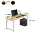 Hedendaagse rechthoek Engineered Wood Desk H-Shape Base Desk voor Home Office