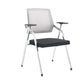 Mesh Mid Back Conference Chair Contemporary Fixed Arms Folding Chair