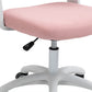 Mid Back Swivel Chair Home Padded Arms Office Chair with Wheels Clearhalo 'furn' 'furn_office_chair' 'Furniture' 'Office Chairs' 'Office Furniture' 'office_chair' 5147005