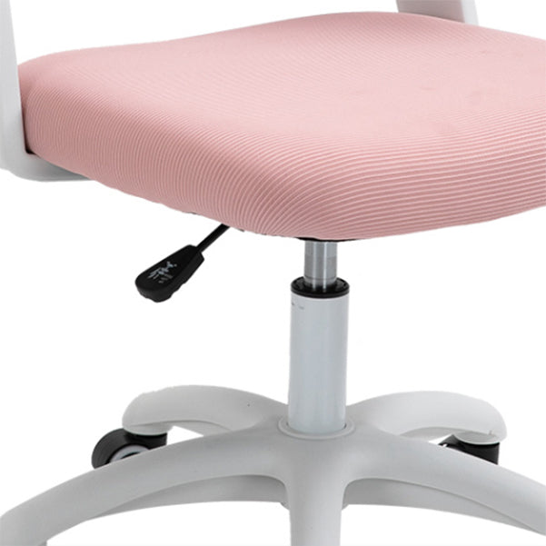Mid Back Swivel Chair Home Padded Arms Office Chair with Wheels Clearhalo 'furn' 'furn_office_chair' 'Furniture' 'Office Chairs' 'Office Furniture' 'office_chair' 5147005