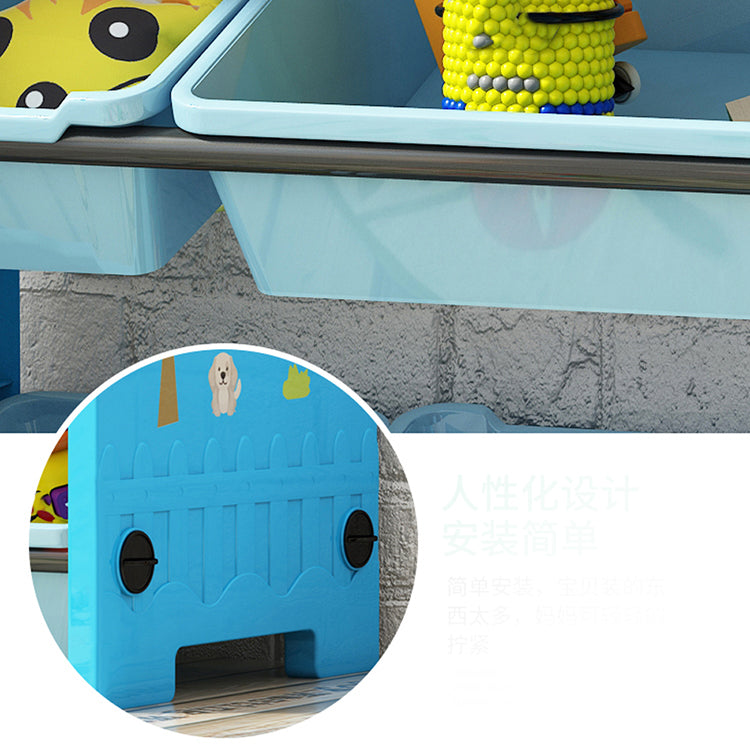 Estantería de plástico contemporánea estantería de espalda cerrada para sala de estar