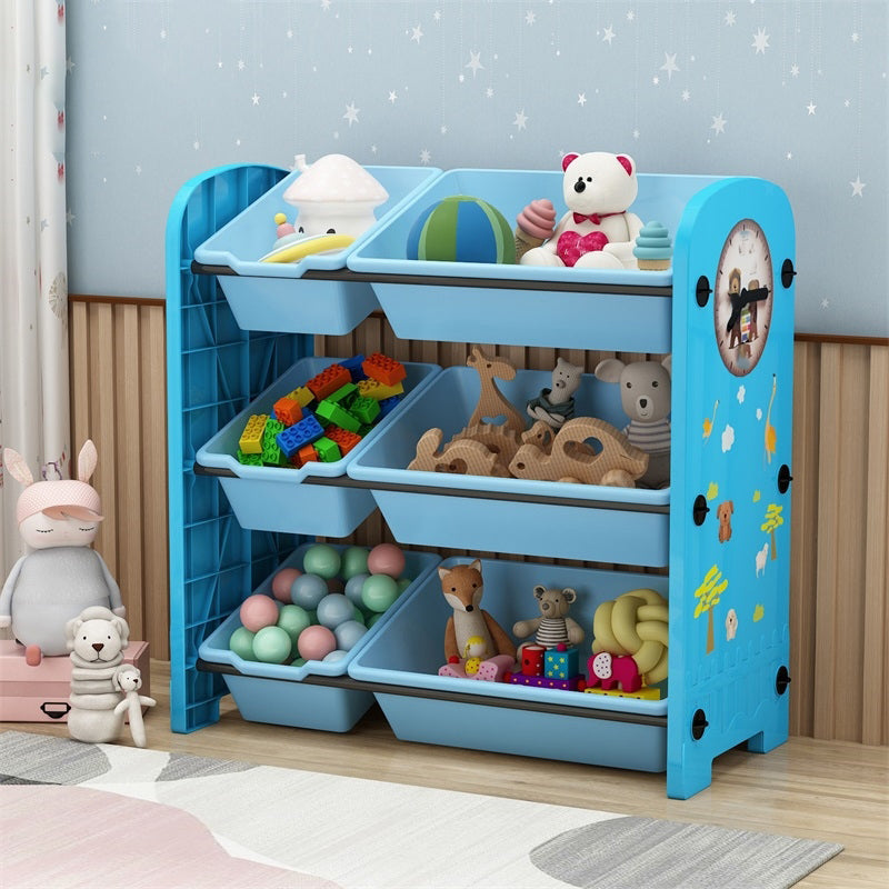 Estantería de plástico contemporánea estantería de espalda cerrada para sala de estar