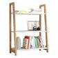 Contemporary Wooden Shelf Bookcase Vertical Bookshelf for Home Office