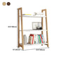 Contemporary Wooden Shelf Bookcase Vertical Bookshelf for Home Office