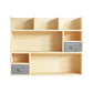Wooden Shelf Bookcase Open Shelf Shelf Bookshelf for Home Office