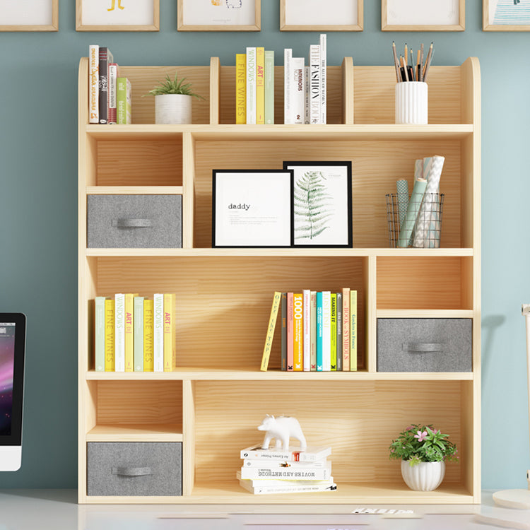 Wooden Shelf Bookcase Open Shelf Shelf Bookshelf for Home Office