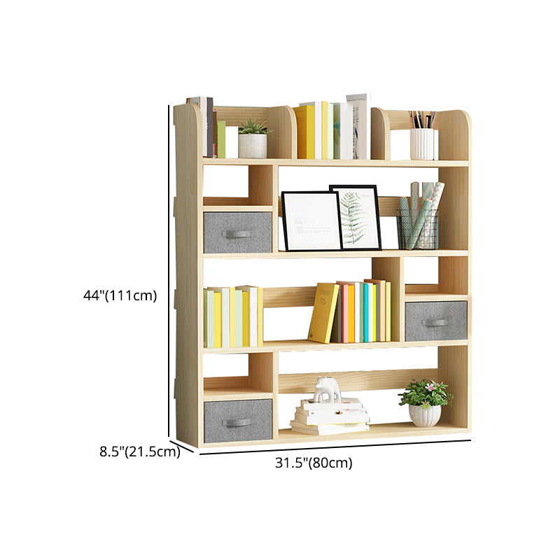 Wooden Shelf Bookcase Open Shelf Shelf Bookshelf for Home Office