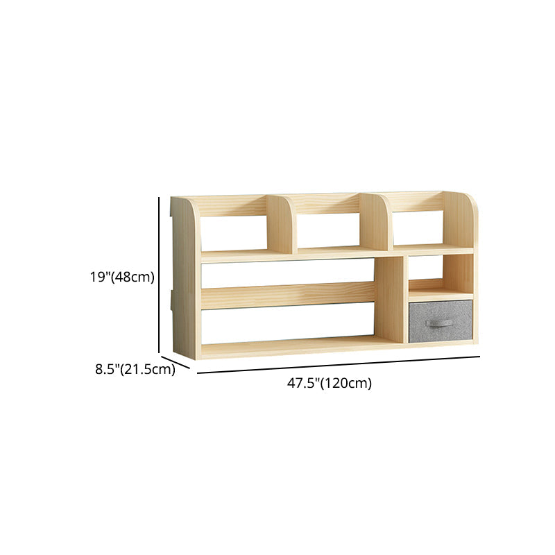 Wooden Shelf Bookcase Open Shelf Shelf Bookshelf for Home Office