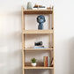 Solid Wood Rectangle Bookshelf Modern Open Bookcase for Home Office