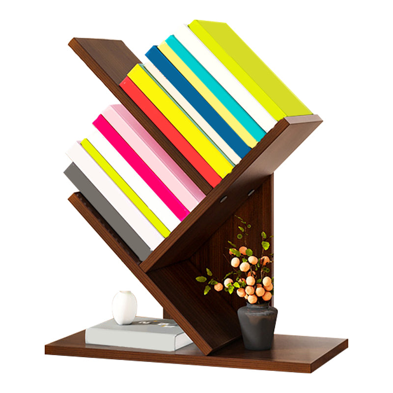 Modern Manufactured Wood Bookcase Open Bookshelf for Living Room