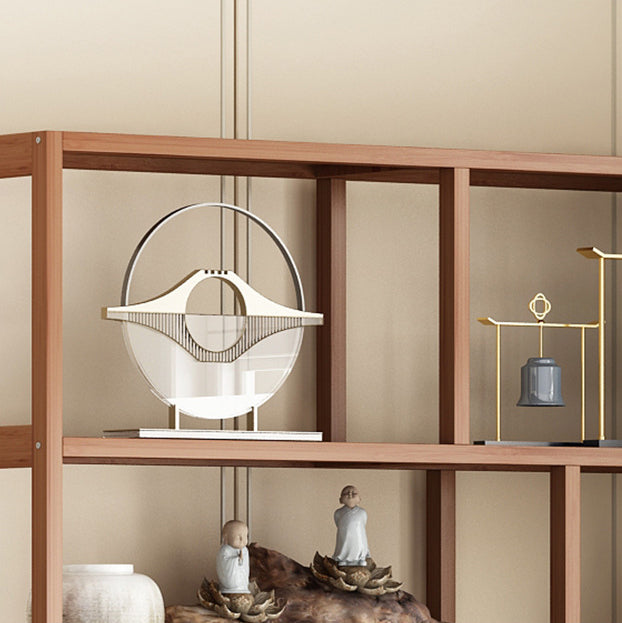 Libreria brown verticale della libreria di scaffali Etagere per l'ufficio di casa