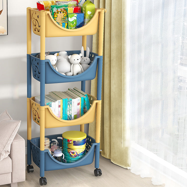 Libreria in stile moderno Etagere Libreria di plastica aperta per la casa