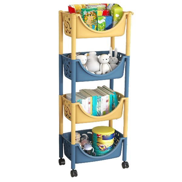 Libreria in stile moderno Etagere Libreria di plastica aperta per la casa