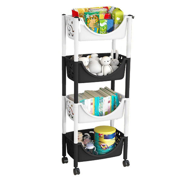 Libreria in stile moderno Etagere Libreria di plastica aperta per la casa