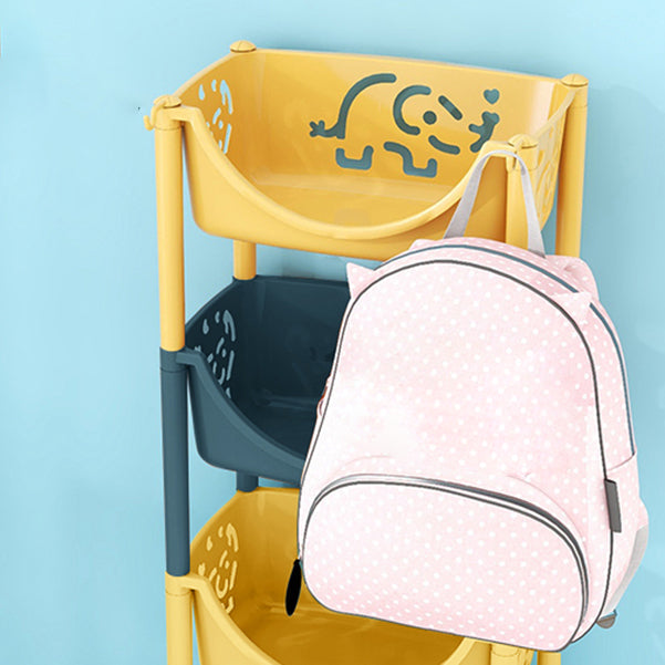 Libreria in stile moderno Etagere Libreria di plastica aperta per la casa