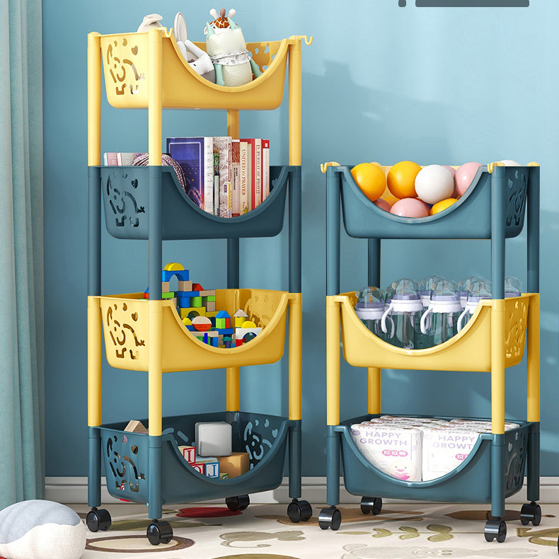 Libreria in stile moderno Etagere Libreria di plastica aperta per la casa