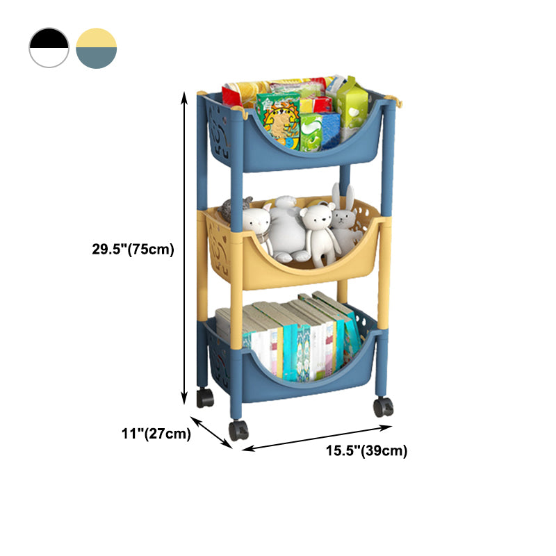 Libreria in stile moderno Etagere Libreria di plastica aperta per la casa