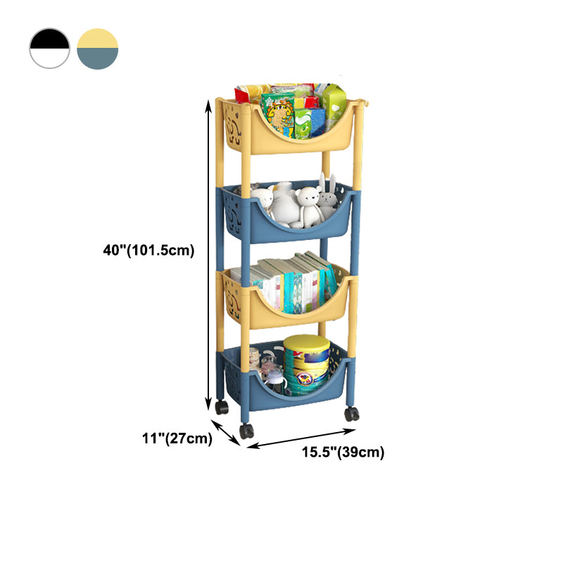 Libreria in stile moderno Etagere Libreria di plastica aperta per la casa