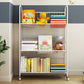 Modern Style Steel Bookshelf Open Back Etagere Bookcase for Home Clearhalo 'Bookcases' 'furn' 'furn_bookcases' 'Furniture' 'Office Furniture' 5147524