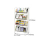 Modern Style Steel Bookshelf Open Back Etagere Bookcase for Home Clearhalo 'Bookcases' 'furn' 'furn_bookcases' 'Furniture' 'Office Furniture' 5147543