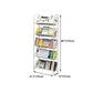 Modern Style Steel Bookshelf Open Back Etagere Bookcase for Home Clearhalo 'Bookcases' 'furn' 'furn_bookcases' 'Furniture' 'Office Furniture' 5147544