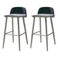 Contemporary Bar-stool Plastic Counter Bar Stool with Plastic Legs