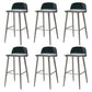 Contemporary Bar-stool Plastic Counter Bar Stool with Plastic Legs