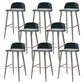 Contemporary Bar-stool Plastic Counter Bar Stool with Plastic Legs