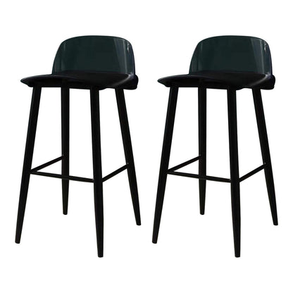 Contemporary Bar-stool Plastic Counter Bar Stool with Plastic Legs