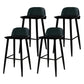 Contemporary Bar-stool Plastic Counter Bar Stool with Plastic Legs