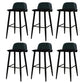 Contemporary Bar-stool Plastic Counter Bar Stool with Plastic Legs