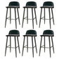 Contemporary Bar-stool Plastic Counter Bar Stool with Plastic Legs
