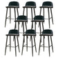 Contemporary Bar-stool Plastic Counter Bar Stool with Plastic Legs