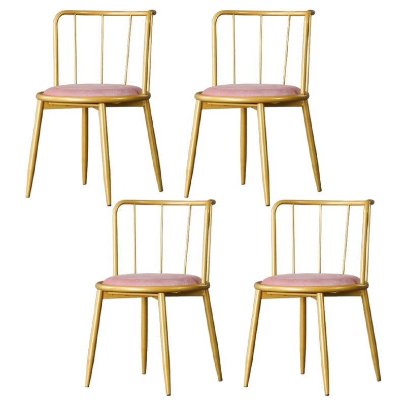 Glam Rectangle Dining Table Set 1/4/5/7 Pieces Dinette Set with White Stone Top