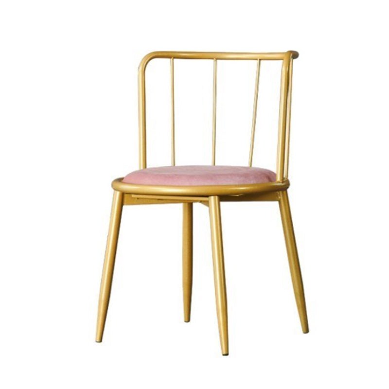 Glam Rectangle Dining Table Set 1/4/5/7 Pieces Dinette Set with White Stone Top