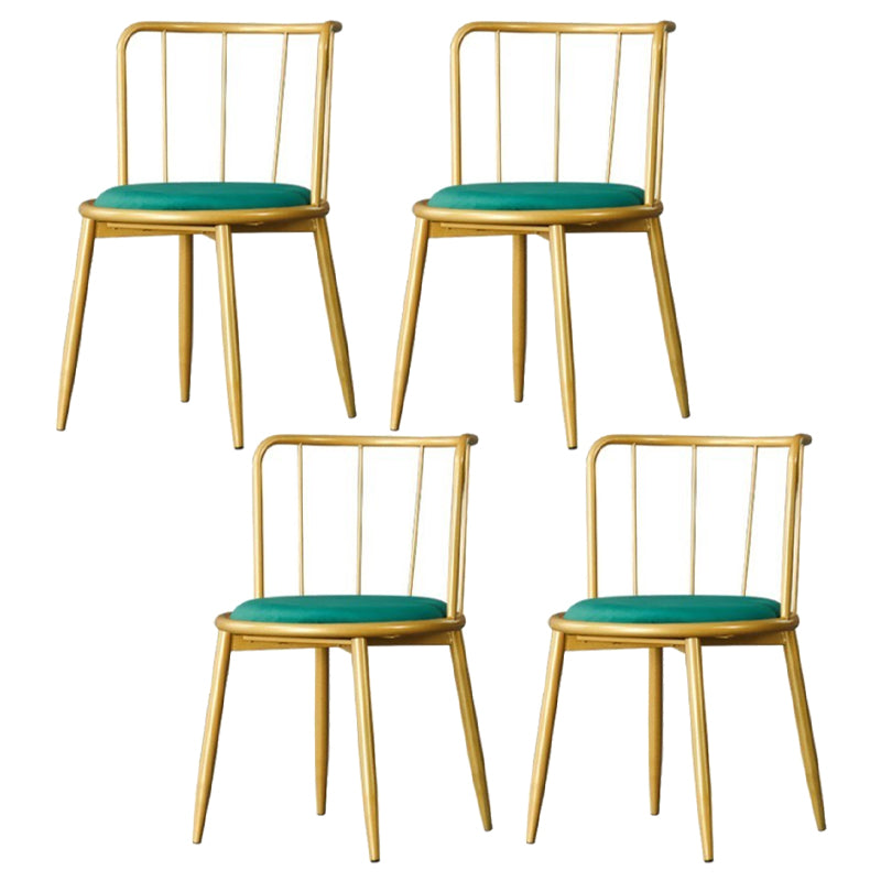 Glam Rectangle Dining Table Set 1/4/5/7 Pieces Dinette Set with White Stone Top