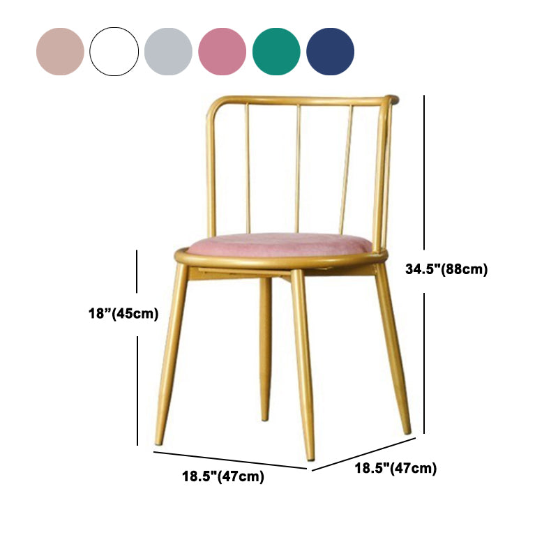 Glam Rectangle Dining Table Set 1/4/5/7 Pieces Dinette Set with White Stone Top