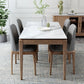 Collezione sala da pranzo in stile Midcentury Collezione Stone 4 gambe Tavolo da pranzo