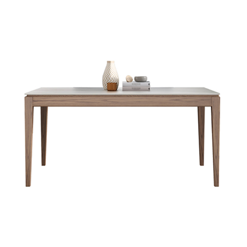 Collezione sala da pranzo in stile Midcentury Collezione Stone 4 gambe Tavolo da pranzo