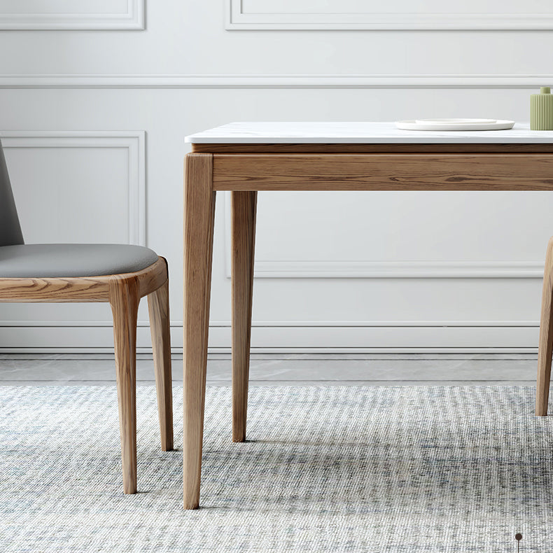 Collezione sala da pranzo in stile Midcentury Collezione Stone 4 gambe Tavolo da pranzo