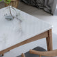 Midcentury Style Dining Room Collection Marble 4 Legs Dining Site Table Clearhalo 'Dining Tables & Seating' 'Dining Tables' 'dining_table' 'furn' 'furn_dining_table' 'Furniture' 'Kitchen & Dining Furniture' 5148319
