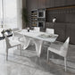 Mesa de comedor de estilo moderno Mesa de piedra sinterizada para comedor