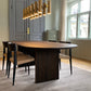 Pine Solid Wood Dining Table Contemporary Dinner Table for Home Kitchen